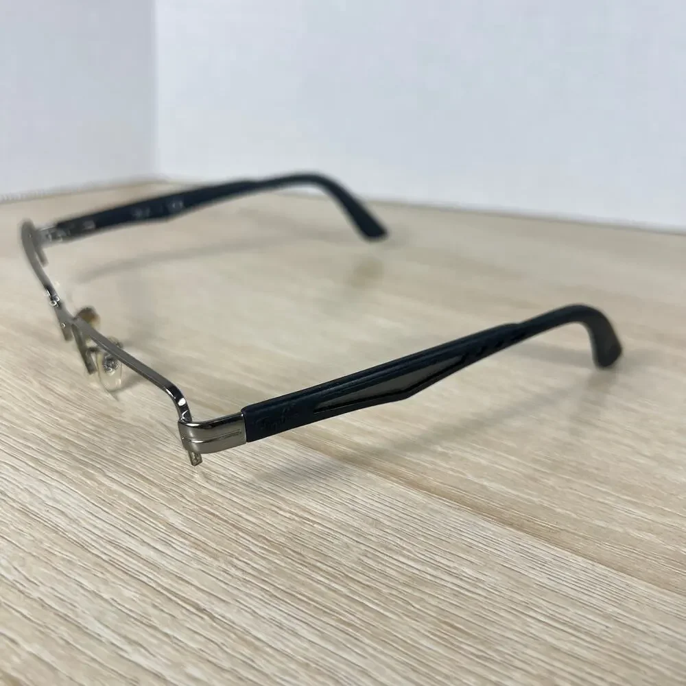 Ray-Ban RB6264 2502 Eyeglasses Half Rim FRAMES ONLY 51-18-135 Black Silver